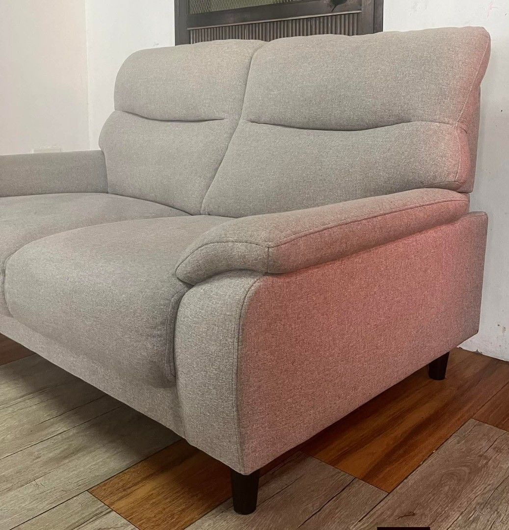 Sofa (Category: Sofas) located in Meycauayan. Submitted by marygracecasimiro (Listing ID 1467424321, Image 3). Description: Japan surplus 2 seaters sofa Nitori brand Almost new No damage Free delivery and COD PHP11,800💚.