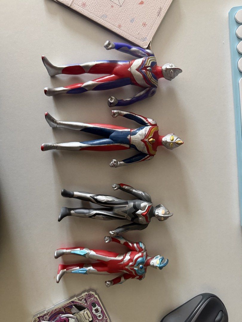 Sofubi Ultraman (Category: Plushies & Soft Toys) located in Ampang. Submitted by mitoo11 (Listing ID 1467572716, Image 1). Description: - dyna and tiga 6.5 inch rm40 each - Ginga 5.5 rm30 - Nexus sparkdoll rm 50 - can nego - take all rm150.