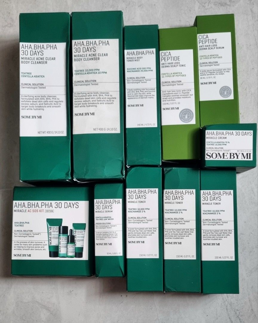 Some by mi product (Category: Face Care) located in Tanza. Submitted by fashion_bt (Listing ID 1467410217, Image 1). Description: SOME BY MI Product Korean Brand for take all 4500 only, super below SRP exp. 2028 to 2029 shipping via JNT or Lalamove.
