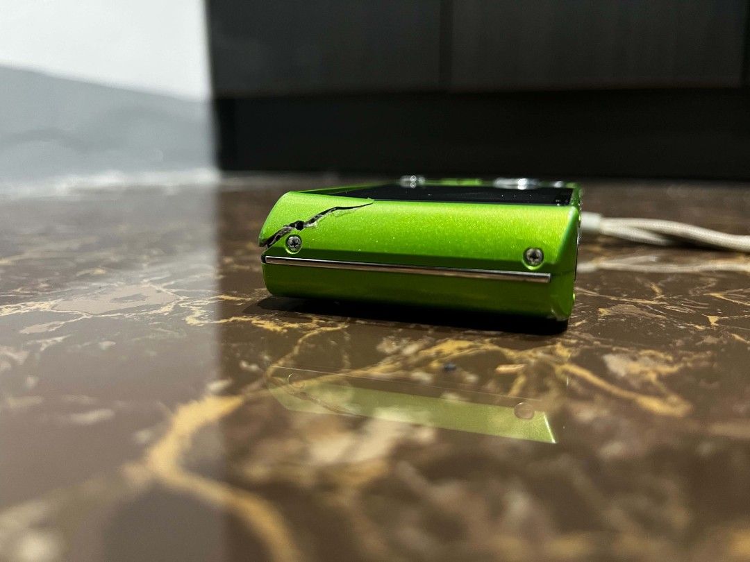 Sony Cyber-shot DSC-W610 Digital Camera (Category: Cameras) located in Bacoor. Submitted by healy. (Listing ID 1467401837, Image 3). Description: **FOR SALE: Sony Cyber-shot DSC-W610 Green Digicam 📸** ₱5000 negotiable 🚚 Shipping/meetup available ✨ 14.1MP CCD sensor ✨ 4× optical zoom ✨ Sony SteadyShot ✨ Built-in flash ✨ Compact green color ✨ Takes clear vintage/Y2K-style photos **Tested working:** ✅ Powers on ✅ Flash working ✅ Zoom and autofocus