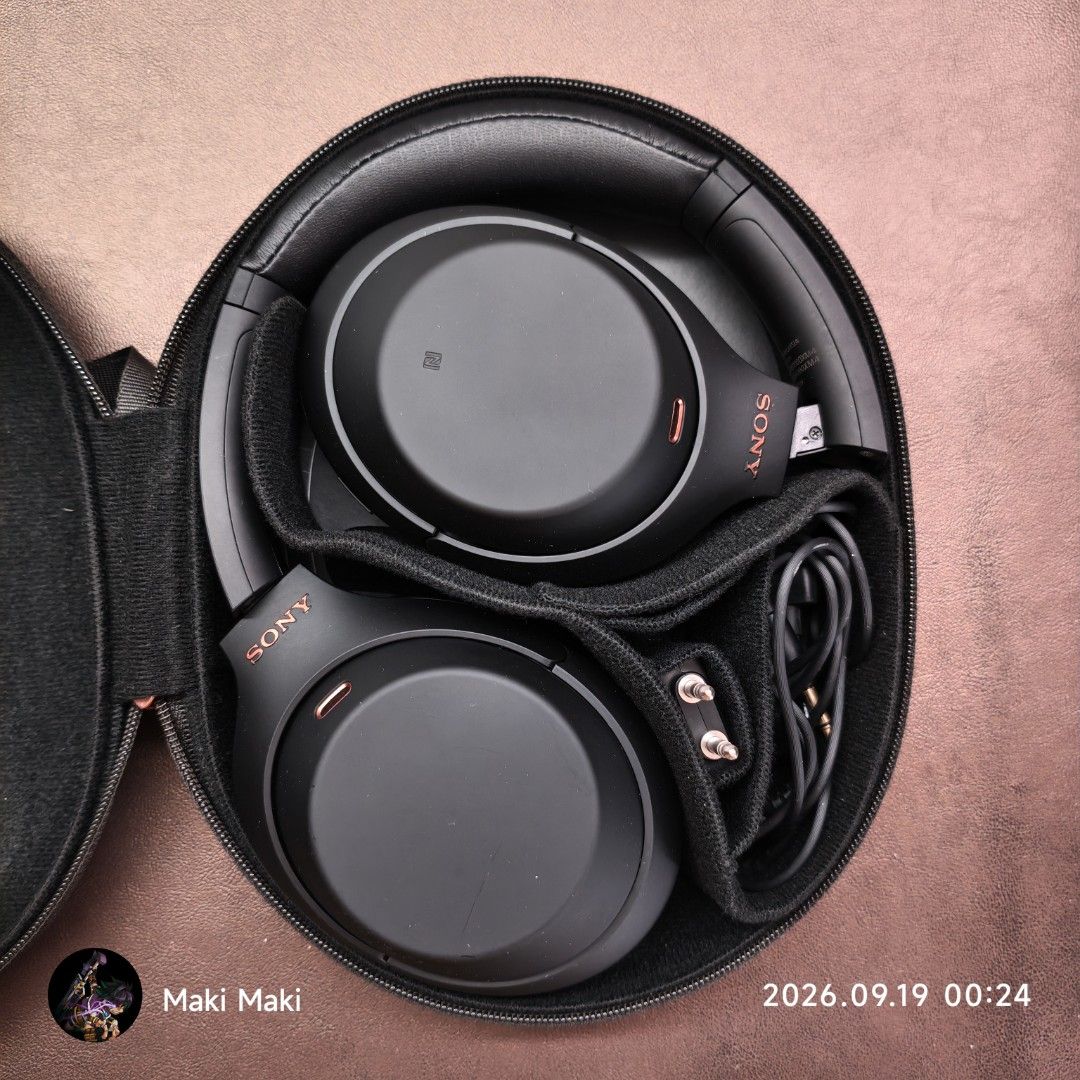 RUSH Sony WH-1000XM4 Black (Category: Headphones & Headsets) located in Quezon City. Submitted by vladfoxtrot (Listing ID 1467443316, Image 1). Description: Sony WH-1000XM4 Black New Earpads installed New Leather Headband Installed Inclusions: Headphones itself Original Headphone Case Original Airplane Mode Adapter Original Audio Cable Available for pickup via courier like lala or grab (buyer will shoulder the shipping fee) Or we can arrange a me