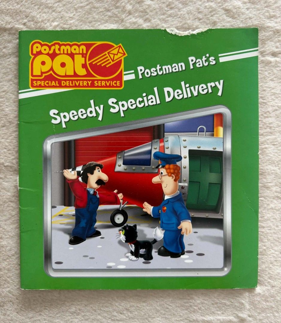Postman Pat’s Speedy Special Delivery (Category: Children's Books) located in Santiago. Submitted by bookworm_club (Listing ID 1467444927, Image 1). Description: 📚no cancellation, return or exchange. 📚secondhand books. some books are in good condition while some has minimal flaws (foxing, creases, dog-eared pages, etc.) 📚reasonable haggling is allowed. 💰MOP: For same day pickup - CASH & BANK TRANSFER For shipping or scheduled pickup - BANK TR