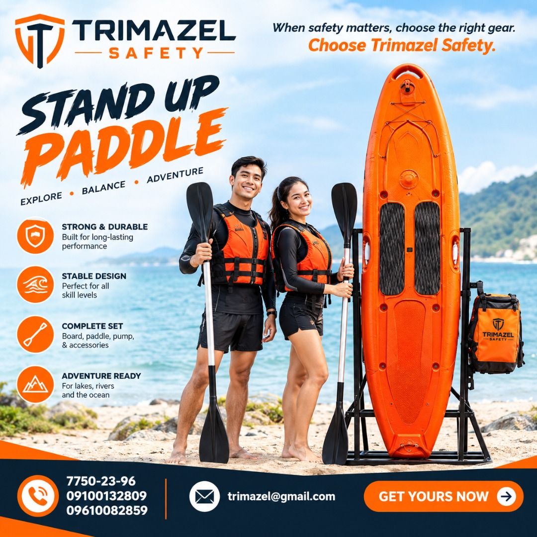 STAND UP PADDLE (Category: Looking For) located in Pasig City. Submitted by cruzmia.825 (Listing ID 1467384012, Image 1). Description: ✅ Guaranteed lowest price ✅ Quality products ✅ Big discount for bulk orders ✅ 100% LEGIT TRUSTED SUPPLIER! ✅ With Complete Legal Documents ✅ BIR Registered We Supply All Kinds Of PPE Supplies, Raincoat, Hard Hat, Cooler Box, Plastic Trash Bin, Road Barriers, Kayak Boats, Crystal Kayak, Traffic Cone, T-Bollards & A
