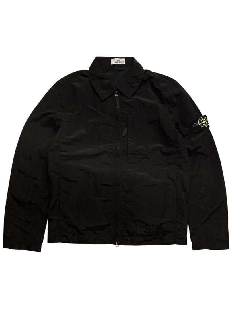 STONE ISLAND TECHNICAL NYLON METAL BLACK ZIP JACKET (Category: Coats, Jackets and Outerwear) located in Pasay City. Submitted by digital_wardrobe.ph (Listing ID 1467510982, Image 1). Description: STONE ISLAND TECHNICAL NYLON METAL BLACK ZIP JACKET details size: small - medium width: 20.5 length: 27.5 price: 3k location: pasay city.