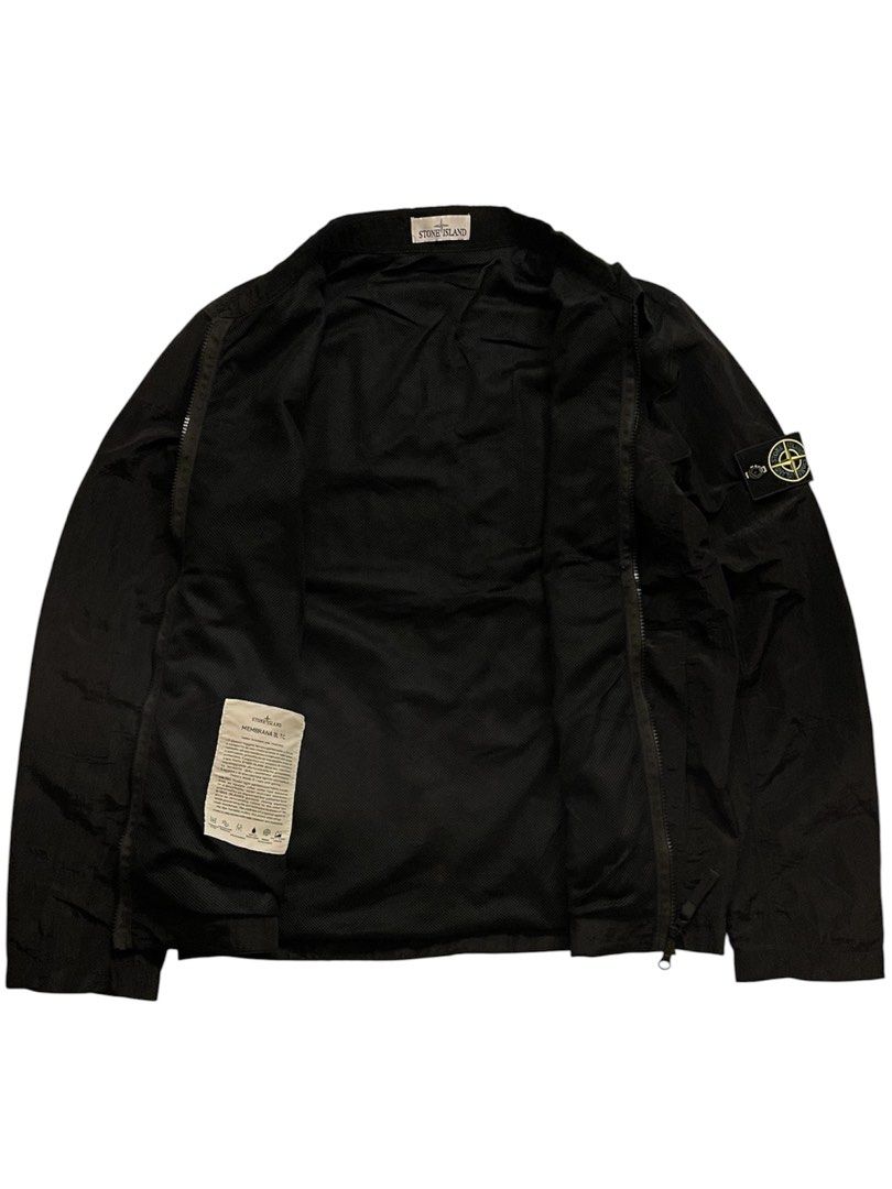 STONE ISLAND TECHNICAL NYLON METAL BLACK ZIP JACKET (Category: Coats, Jackets and Outerwear) located in Pasay City. Submitted by digital_wardrobe.ph (Listing ID 1467510982, Image 2). Description: STONE ISLAND TECHNICAL NYLON METAL BLACK ZIP JACKET details size: small - medium width: 20.5 length: 27.5 price: 3k location: pasay city.