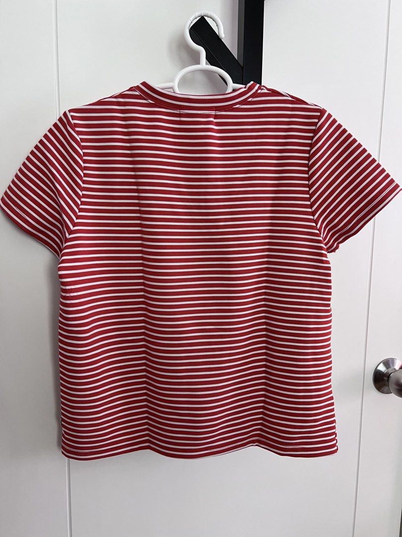 Striped Shirt (Category: Blouses) located in Muntinlupa City. Submitted by thriftpandamnl (Listing ID 1467525769, Image 2). Description: Size: Medium Pick-up: Brgy Sucat, Muntinlupa City Delivery via Lalamove, J&T, Flash.