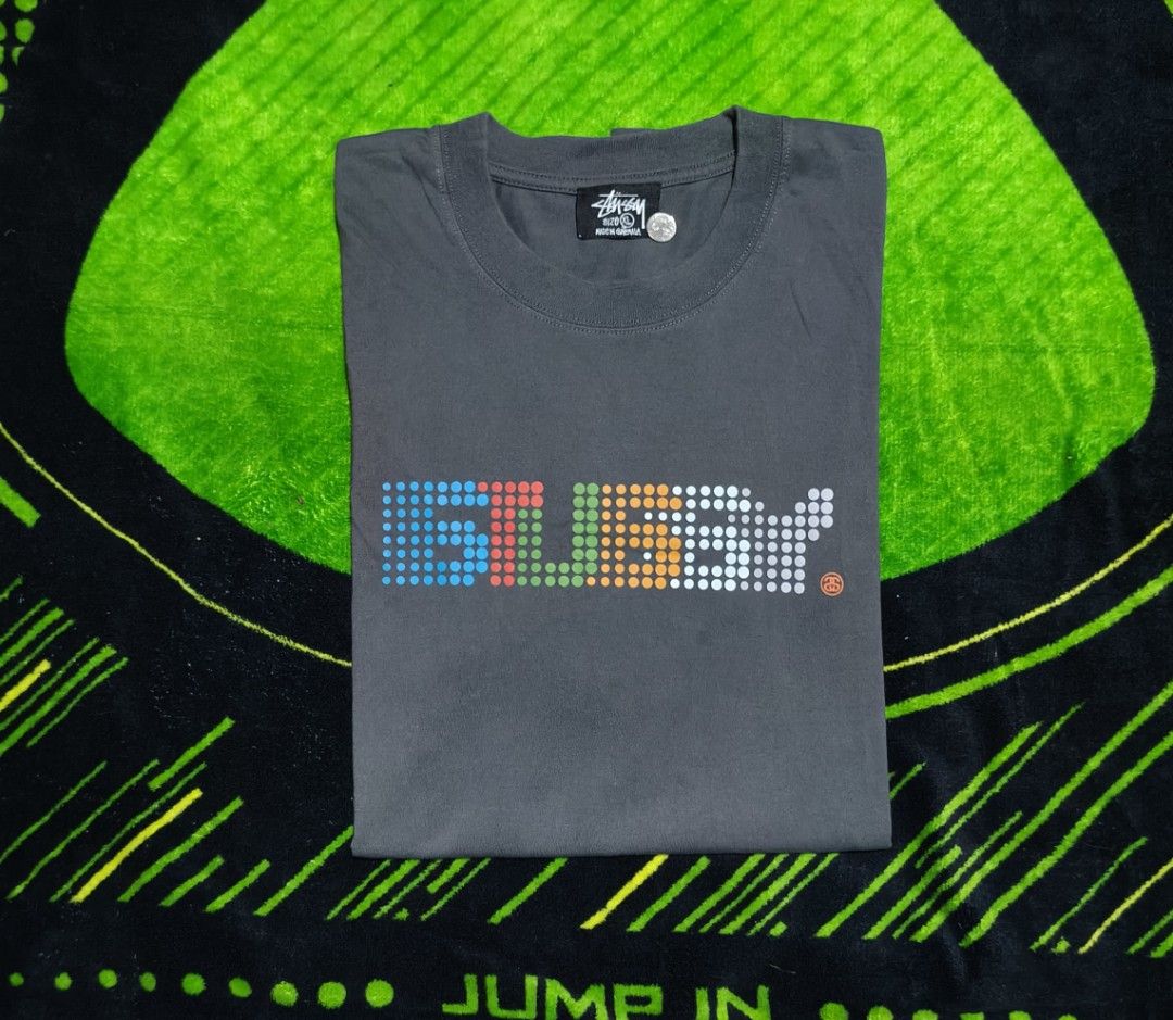 Stussy off (Category: Tshirts & Polo Shirts ) located in Camalig. Submitted by kim_finds (Listing ID 1467492154, Image 1). Description: 22.5x29 L to XL fittings no side stitch 9.5/10 color rate Issue none.