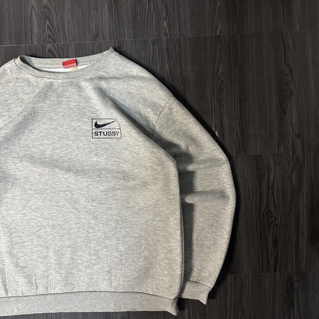 STUSSY x NIKE (Category: Formal Shirts) located in San Jose del Monte. Submitted by xanthrift2.0 (Listing ID 1467445814, Image 2). Description: STUSSY x NIKE SWEATER color rate: 9.8/10 dimes: 23 x 27 (medium boxy type) ₱1,499.