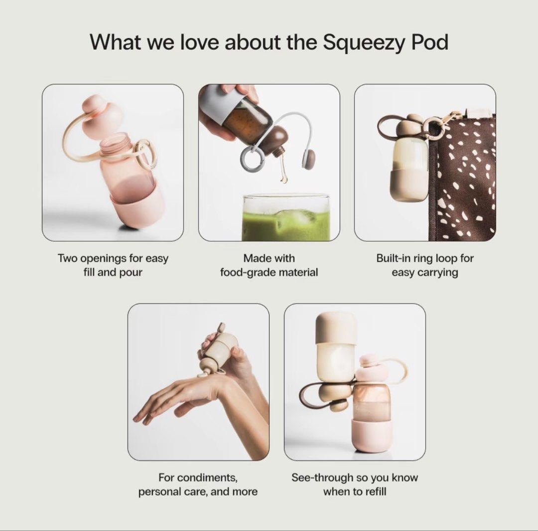 Sunnies Flask Squeezy Pod Pink Bottle (Category: Water Bottles & Tumblers) located in Makati City. Submitted by bellabianca.769 (Listing ID 1467385000, Image 3). Description: .