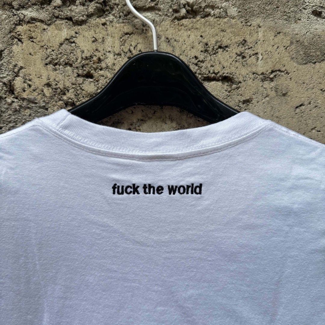 Supreme FTW White Tee (Category: Tshirts & Polo Shirts ) located in Lucena. Submitted by thrft-nd-sll (Listing ID 1467423784, Image 2). Description: Supreme FTW White Tee Size Small Width -19 Length -26 Excellent Condition Need Wash.