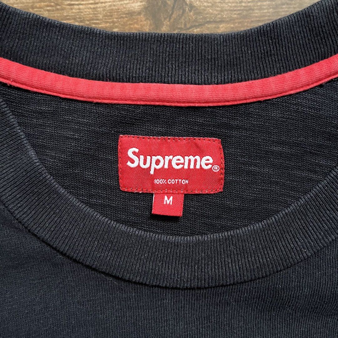 SUPREME HEAVYWEIGHT POCKET TEE (Category: Activewear) located in Davao. Submitted by 2known (Listing ID 1467474925, Image 3). Description: Excellent condition Colorate 9.3/10 21’width | 29’length Issue none!.