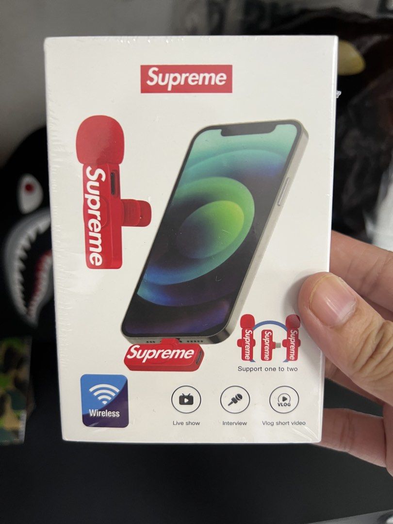Supreme mini microphone (Category: Microphones) located in Cavite. Submitted by ziicollections (Listing ID 1467486929, Image 2). Description: Supreme mini microphone This is a rare item Supreme japan released Onhand available Got 2 stocks .
