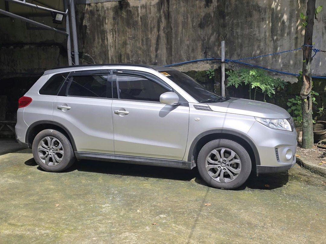 Suzuki Vitara 1.6 2WD Plus (A) (Category: Used Cars) located in Mandaluyong City. Submitted by jasperrrfng (Listing ID 1467461426, Image 3). Description: For Sale Only! Suzuki Vitara GL Plus 2018 model Details: • Engine: 1.6L inline-4 gasoline engine (115 hp @ 6,000 rpm, 156 Nm @ 4,000 rpm) • Transmission: Automatic transmission (FWD) • Dimensions: 4,175 mm long, 1,775 mm wide, 1,610 mm tall with a 2,500 mm wheelbase • GL+ Equipment Highlights: H