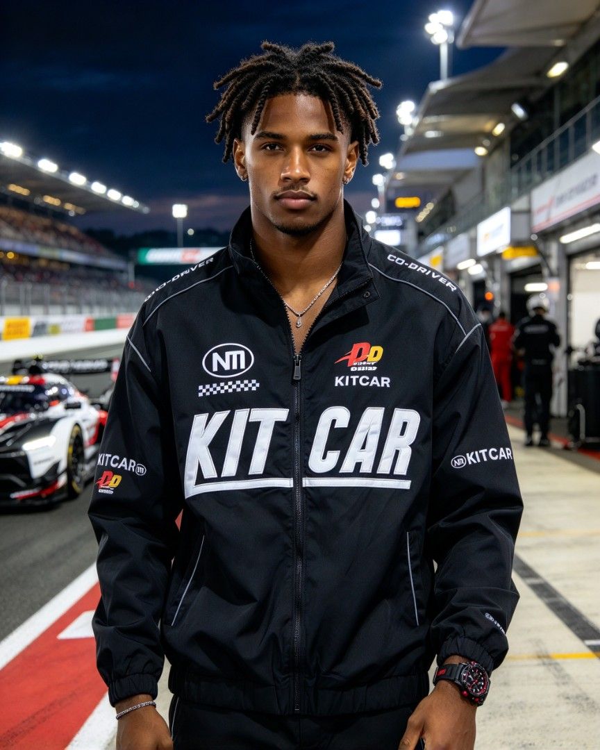 SYI-PLUS RACING JACKET (BLACK) (Category: Coats, Jackets and Outerwear) located in Tabuk. Submitted by gooddropsofficial (Listing ID 1467389311, Image 1). Description: SYI-PLUS RACING JACKET (BLACK) EMBROIDERED MAIN LOGO / WITH BACK HIT ▪️WIDTH: 25.5" ▪️LENGTH: 30" ▪️SIZE: L-XL FIT ▪️COLOR RATE: GOOD AS NEW ▪️CONDITION: GOOD AS NEW ▪️ISSUE: NONE ▪️WASHED AND READY TO USE.