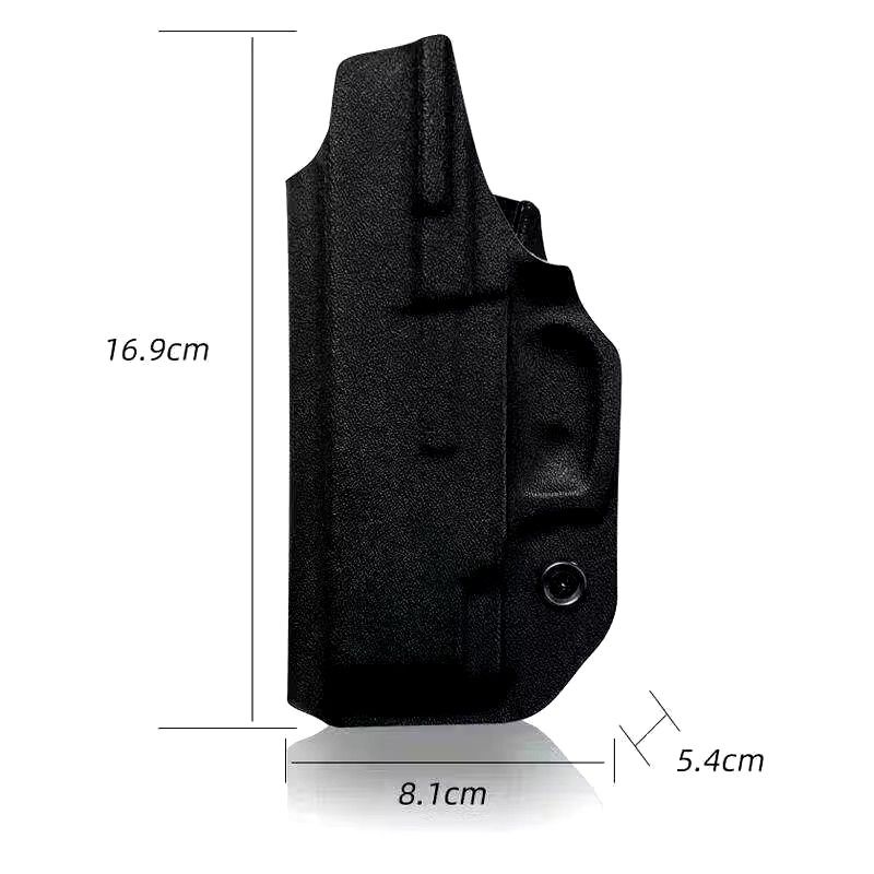 Tactical Gun Bag or case (Category: Looking For) located in Valenzuela. Submitted by diane.35 (Listing ID 1467395748, Image 3). Description: - Brand/Model: Gun & Flower tactical gun holster/case - Condition: Good and well-maintained - Material: Sturdy black molded polymer with secure mounting screws - Design: Features an integrated heavy-duty belt clip for easy carry - Dimensions: Approximately 16.9cm height x 8.1cm width - Ideal for tactical gea