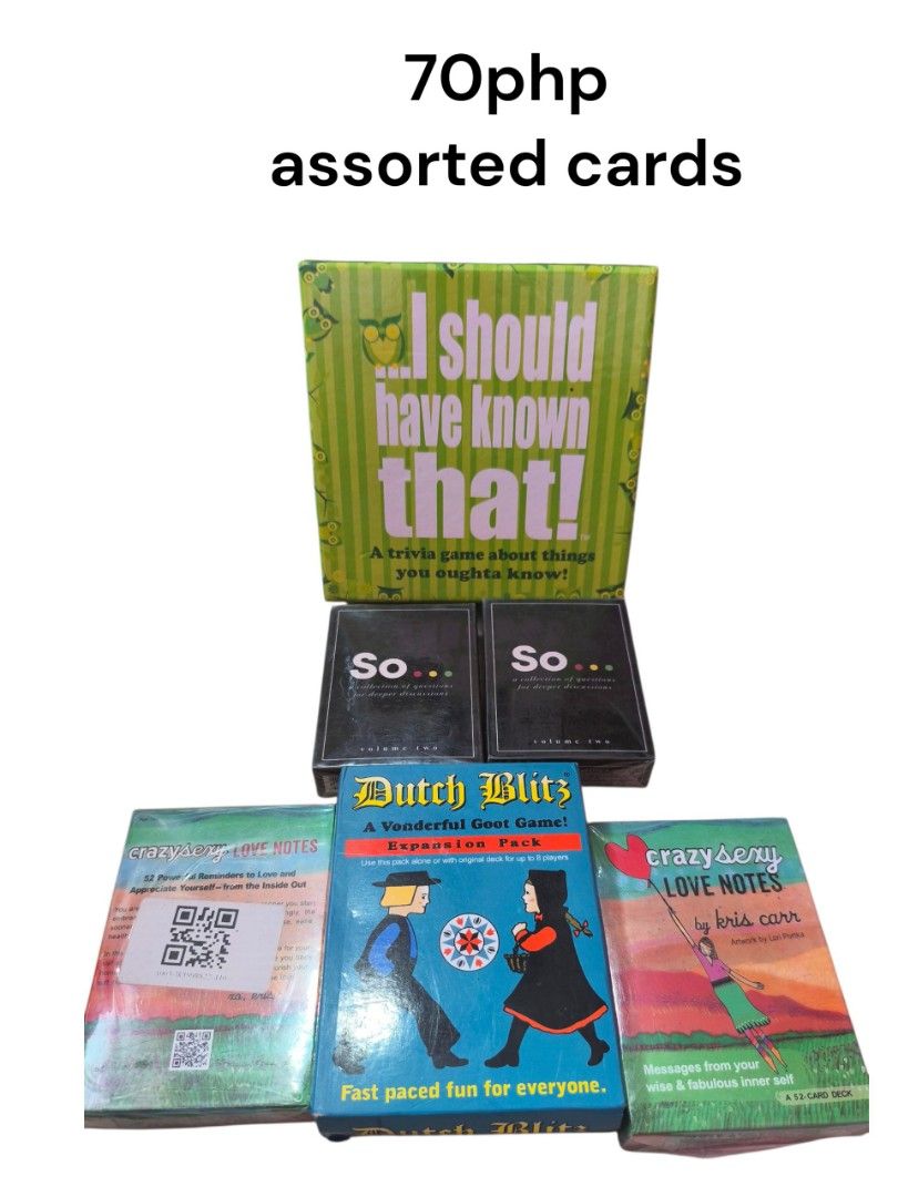 TAKE ALL ASSORTED CARDS (Category: Card Packs) located in Caloocan City. Submitted by the.happy.haul.shop (Listing ID 1467406586, Image 1). Description: .