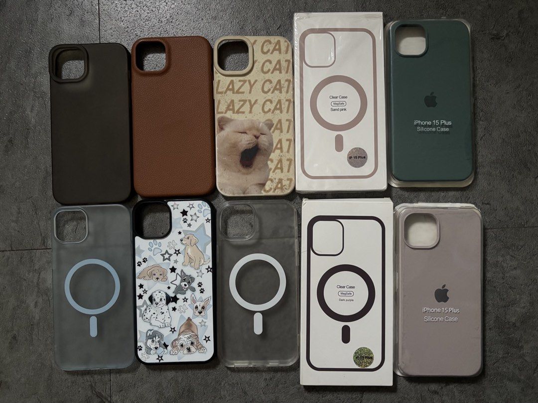TAKE ALL iPhone 15 plus cases (Category: Cases & Sleeves) located in Bocaue. Submitted by axolotl813 (Listing ID 1467417341, Image 1). Description: take all only used cases kaya manage your expectations po meetup around bulacan only thank you.