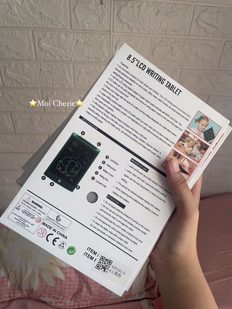TAKE ALL LCD Writing Tablet for Kids (Category: Stationery & School Supplies) located in Naga. Submitted by thesecondbloom (Listing ID 1467405588, Image 3). Description: 🛍️ FOR SALE LCD Writing Tablet for Kids 📱 - Take all 10 PCS - good for giftinggg - brand new in original box (Multiple units available) - perfect for kids' drawing, notes, and memos - includes stylus for easy writing - one-touch erase feature 📦 ship thru JNT | first to pay bas