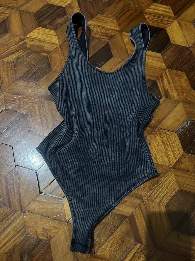 take all Women tops and bodysuit bundle (Category: Blouses) located in Quezon City. Submitted by shadecluttersss (Listing ID 1467489866, Image 2). Description: - Bundle of 5 stylish tops and bodysuits - Includes: Black lace bodysuit, acid wash ribbed bodysuit, white satin halter top, grey ribbed tank top, and black racerback crop top - Mix of versatile basics and standout statement pieces - Various cuts and comfortable fabrics - Sold as a bundle 