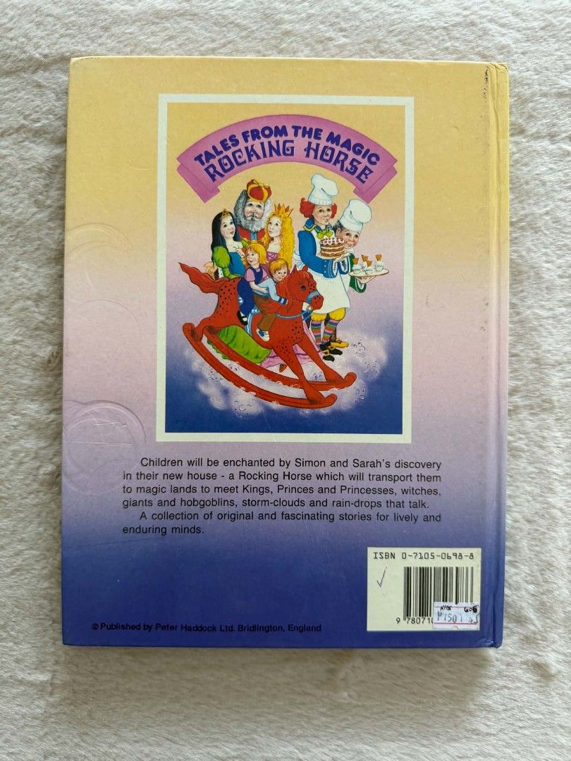 Tales From The Magic Rocking Horse (Category: Children's Books) located in Santiago. Submitted by bookworm_club (Listing ID 1467431197, Image 2). Description: 📚no cancellation, return or exchange. 📚secondhand books. some books are in good condition while some has minimal flaws (foxing, creases, dog-eared pages, etc.) 📚reasonable haggling is allowed. 💰MOP: For same day pickup - CASH & BANK TRANSFER For shipping or scheduled pickup - BANK TRANS