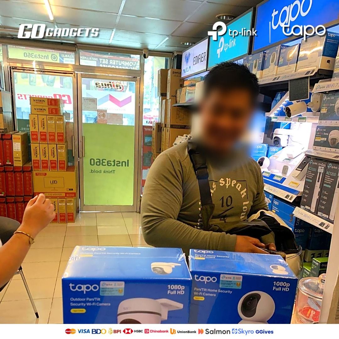 Tapo Home WiFi CCTV Camera (Category: Security Systems & CCTV Cameras) located in Makati City. Submitted by eckang12 (Listing ID 1467382978, Image 1). Description: 🏠 Suitable for: ✅ Homes ✅ Stores ✅ Small businesses ✅ Room monitoring ✅ Pet monitoring ✅ Baby / family monitoring ✅ Smart home setup.