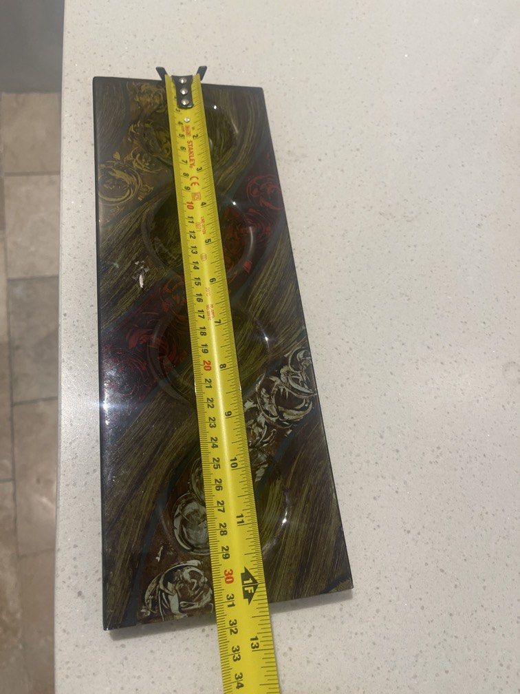 Tea light or votive candle holder (Category: Other Home Decor) located in Manila. Submitted by lunafloppy (Listing ID 1467363243, Image 3). Description: Multicolor art glass featuring a swirl or marbled pattern..