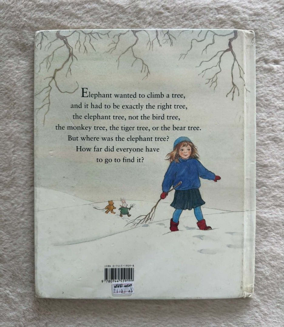 The Elephant Tree - Penny Dale (Category: Children's Books) located in Santiago. Submitted by bookworm_club (Listing ID 1467442811, Image 2). Description: 📚no cancellation, return or exchange. 📚secondhand books. some books are in good condition while some has minimal flaws (foxing, creases, dog-eared pages, etc.) 📚reasonable haggling is allowed. 💰MOP: For same day pickup - CASH & BANK TRANSFER For shipping or scheduled pickup - BANK TRANSFER 