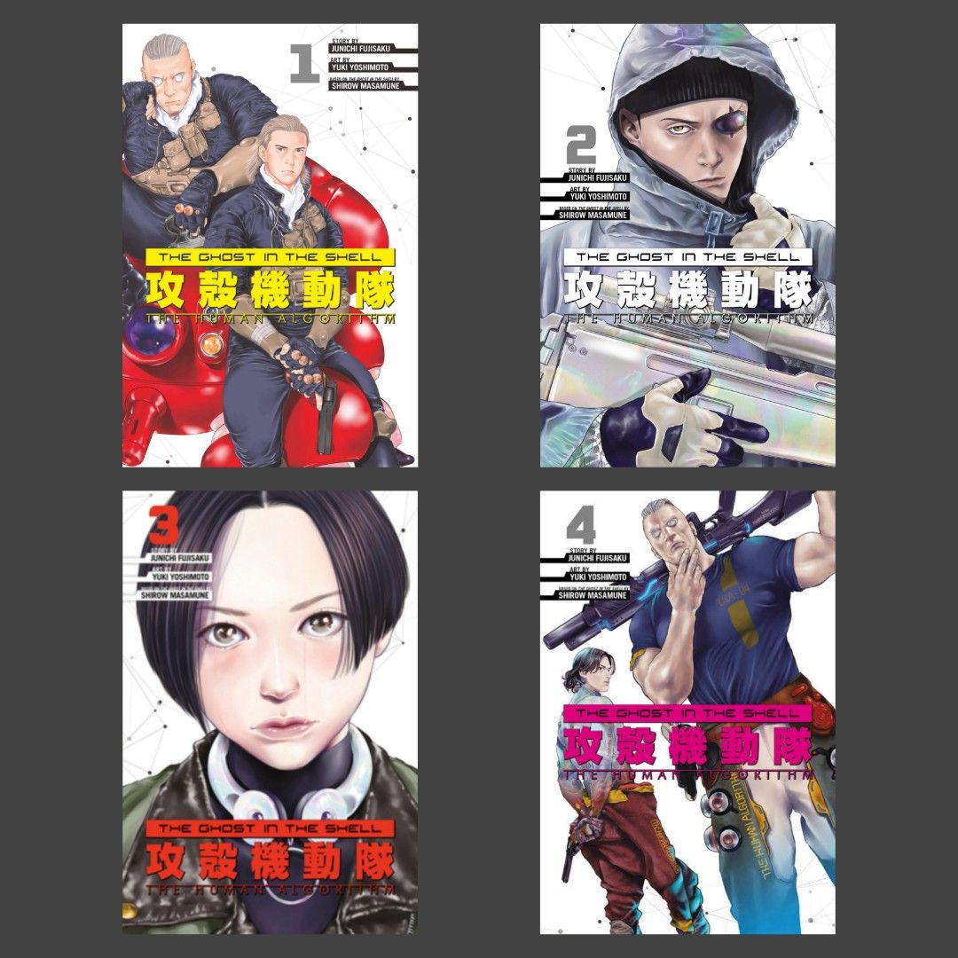 The Ghost in the Shell: The Human Algorithm Manga Volumes 1–4 (Category: Comics & Manga) located in Davao. Submitted by kanjimangaonlinestore (Listing ID 1467550065, Image 1). Description: ₱2800 Set (Negotiable) • The Ghost in the Shell: The Human Algorithm, Vol. 1–4 Condition: New Location: Davao City MOP: Gcash MOD: J&T / SPX.