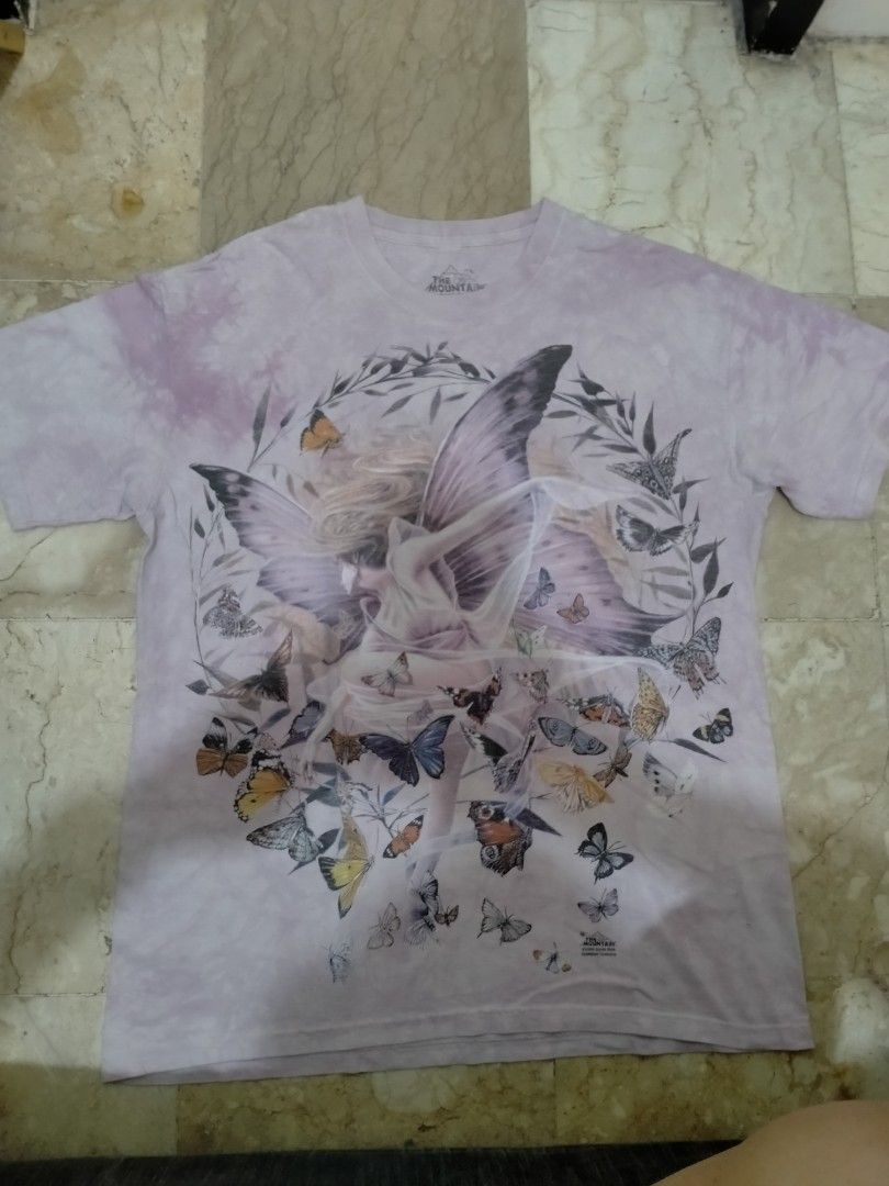 The Mountain Fairy Butterflies (Category: Tshirts & Polo Shirts ) located in Daraga. Submitted by arkhoholic (Listing ID 1467430040, Image 1). Description: in very good condition large 22x29 pinhole.