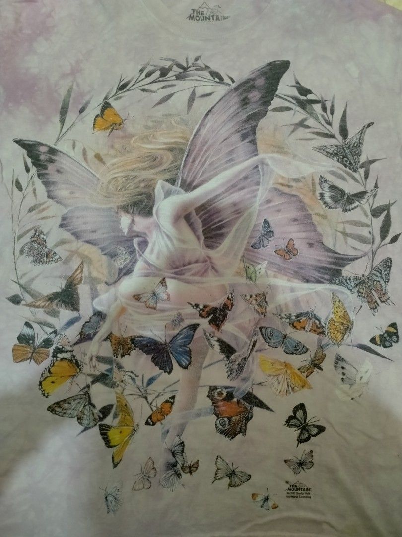 The Mountain Fairy Butterflies (Category: Tshirts & Polo Shirts ) located in Daraga. Submitted by arkhoholic (Listing ID 1467430040, Image 2). Description: in very good condition large 22x29 pinhole.