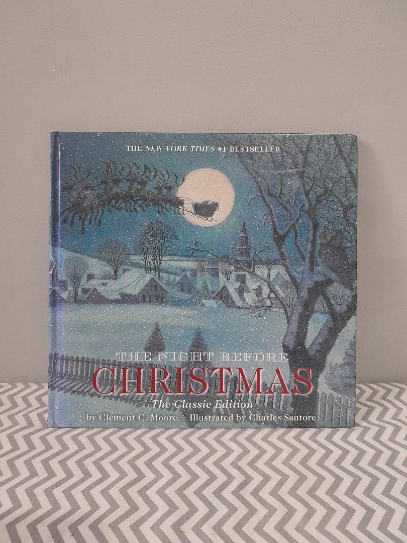 The Night Before Christmas (Category: Children's Books) located in Pasig City. Submitted by three.babybears (Listing ID 1467497447, Image 1). Description: hardcover, with flaws.