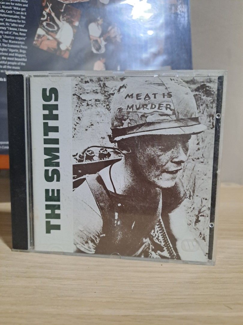 The Smiths Meat Is Murder CD (Category: CDs & DVDs) located in Las Pinas. Submitted by cobieshop (Listing ID 1467510494, Image 1). Description: - Artist & Album: The Smiths - Meat Is Murder - Format: Standard audio CD - Label: Rough Trade - Packaging: Jewel case with original cover artwork - Condition: Great addition for indie music fans and physical media collectors.