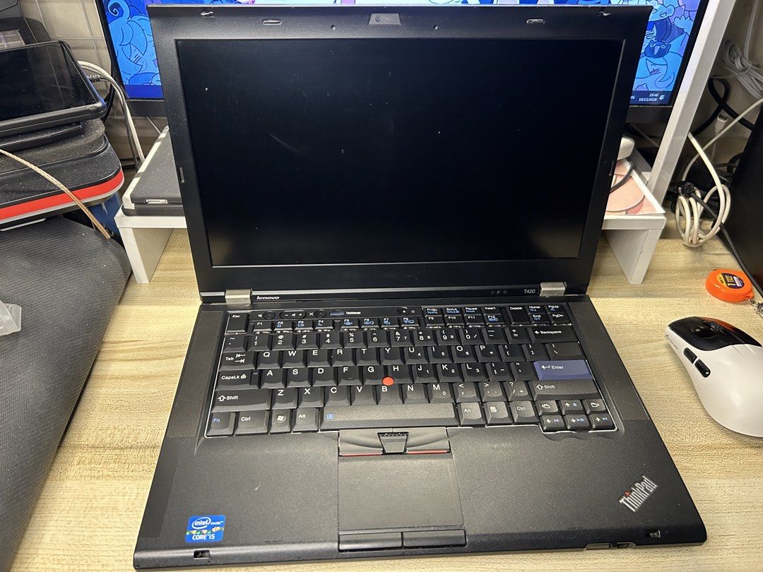 Thinkpad T420 i5/Nvidia NVS (with issues) (Category: Laptops & Notebooks) located in Pasig City. Submitted by nijigaku (Listing ID 1467551831, Image 1). Description: PLEASE READ T420 with a defect (Fan Error). The casing is still presentable and everything was working fine before the fan error popped up. Please note that this laptop DOES NOT CURRENTLY BOOT because of the fan error. Because of these issues, this is being sold AS-IS for parts or re