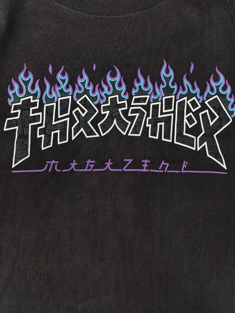 Thrasher Magazine Godzilla Charred Shirt (Category: Tshirts & Polo Shirts ) located in Laguindingan. Submitted by lootsbyberle (Listing ID 1467518342, Image 3). Description: 21.5x29 XL on Tag Thrasher Hard Tag 🔥 Cracks on print (check photo) Perfect for Skaters 🛹 MOP: GCASH NO COD, NO FREE SHIP POLICY! .