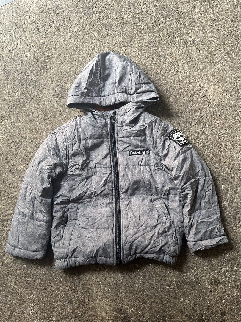 TIMBERLAND PUFFER JACKET (Category: Babies & Kids Fashion) located in Manila. Submitted by jimsuron (Listing ID 1467398086, Image 1). Description: .