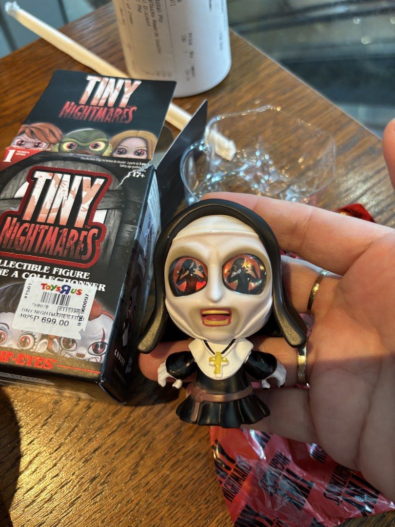 Tiny Nightmares the Nun horror Halloween mystery box (Category: Designer & Blind Box Toys) located in Quezon City. Submitted by sylviafindsph (Listing ID 1467420983, Image 1). Description: 👻brand new, open box open foil 👻 SRP: P699 👻 RFS : I got duplicates 👻 on hand, Ship via lalamove or jnt 👻NO COD , item must be fully paid before pick up 👻you may read reviews for seller authenticity Reminders: 📎 Please manage your expectations for used/v