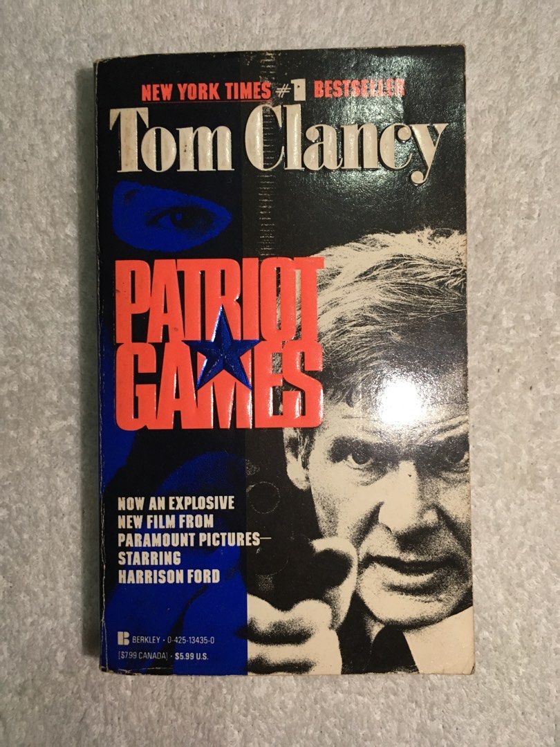 Tom Clancy Patriot Games Paperback Novel (Category: Storybooks) located in Rosario. Submitted by c__tops (Listing ID 1467441667, Image 1). Description: RFS: declutter.