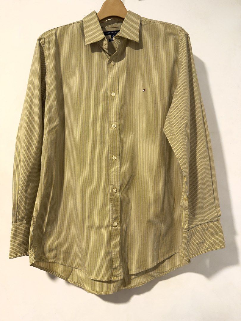tommy hilfiger button down l/s (Category: Formal Shirts) located in Manila. Submitted by steal4days (Listing ID 1467454082, Image 1). Description: med on tag.