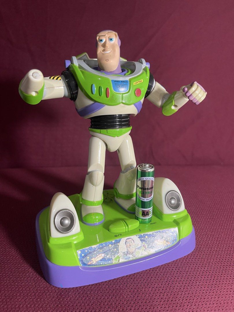 Toy Story Buzz Lightyear Speaker Base Action Figure (Category: Figurines & Statues) located in Manila. Submitted by dstrangerthings (Listing ID 1467566978, Image 1). Description: - Perfect for Toy Story fans, collectors, or a unique room decor ❎missing one hand po not working pang display nlng po ng collectors item value in nm condition;₱7k plus.
