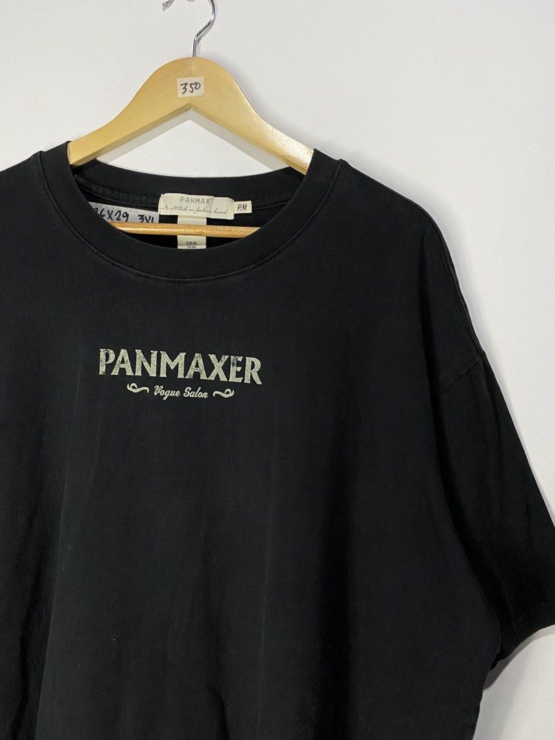 TSHIRT (Category: Tshirts & Polo Shirts ) located in Jaen. Submitted by oshimamark58418 (Listing ID 1467519173, Image 3). Description: - Brand: Panmax - Color: Black - Design: 'Panmaxer Snake' back print with front chest logo and hem patch - Size: XXL / 3XL (Tagged EUR/US 4XL, approx. 26x29 inches) - Style: Streetwear / Casual graphic tee - Condition: Pre-owned, well-maintained.