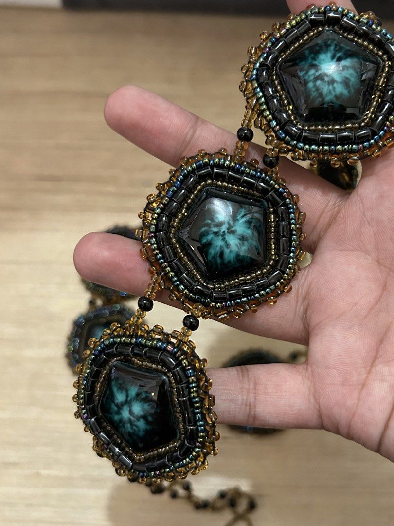 Turquoise beaded boho belt (Category: Belts) located in Baguio. Submitted by thecloset.bg (Listing ID 1467549384, Image 3). Description: .