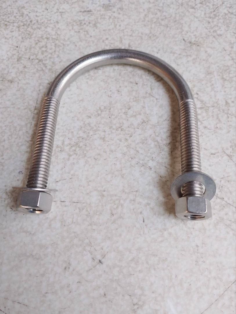 U bolt 2in stainless/ With 2nut 10mm (Category: Everything Else Others) located in Manila. Submitted by 09171479278_elsie. (Listing ID 1467409982, Image 3). Description: U bolt 2in stainless/ With 2nut 10mm.