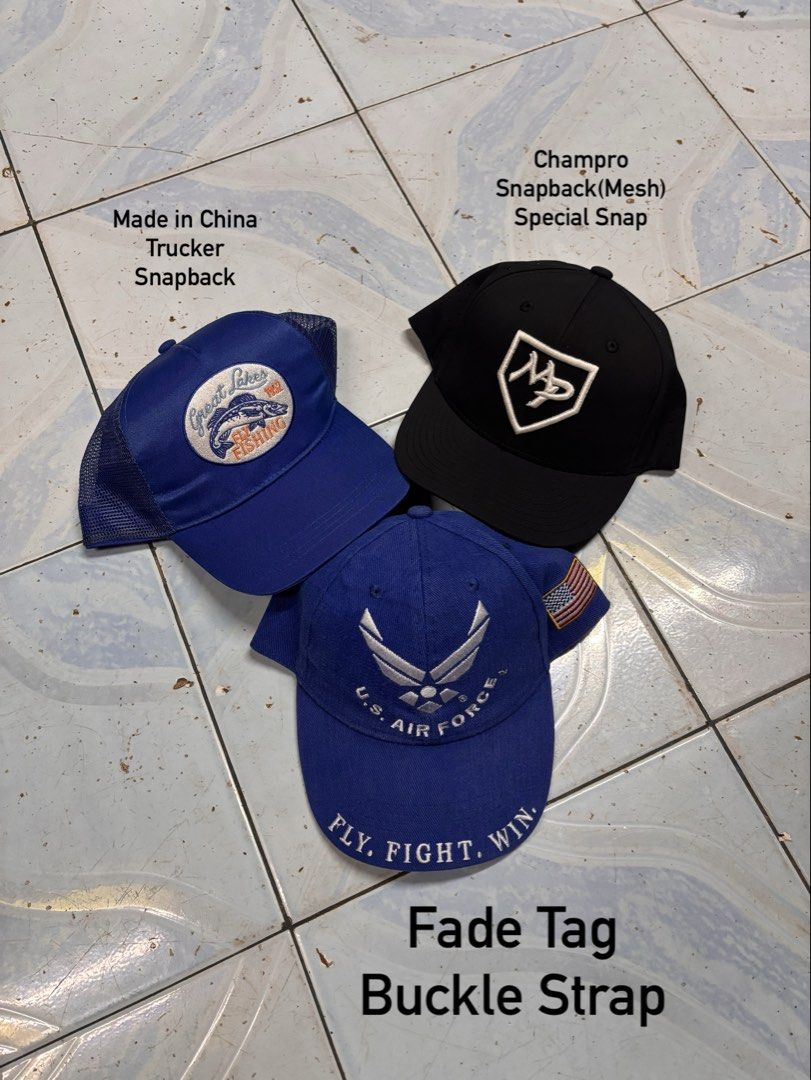 Ukay Caps/Hats x Mix Brands (Category: Caps & Hats) located in Paranaque City. Submitted by kingdeward (Listing ID 1467075604, Image 2). Description: *Negotiable* Ukay Caps/Hats Casual need wash Parañaque Location Courier: Jnt/ LBC COP(Payment 1st) Lalamove.