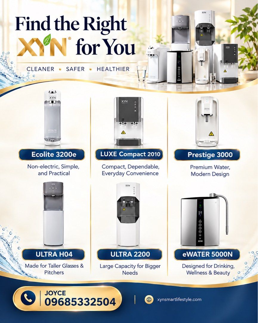 Ultrafiltration w/UV Water Dispenser (Category: Other Home Furniture) located in Makati City. Submitted by im_joyceg (Listing ID 1467370615, Image 1). Description: XYN Hot and Cold Ultra Filtration with UV ✅ A bottle less water dispenser that filters water directly from the tap water line! ✅ Safer drinking water through the rigorous filtration and Ultraviolet rays without removing the essential minerals in the water! ✅ 4-stage high performance fi