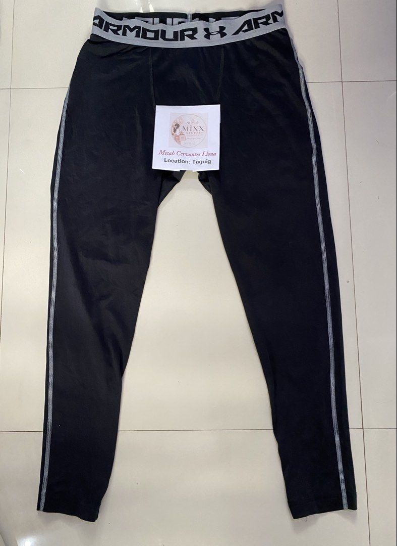 Under Armour Compression Leggings Black Size Large (Category: Activewear) located in Taguig. Submitted by mixxstuffsshopii (Listing ID 1467417294, Image 3). Description: 👉Original Under Armour Heat Gear Compression Leggings for Men 👉Price : 680 👉Size : L-34" / 28"-34" 👉Good Condition 👉Location: Central Signal Taguig.