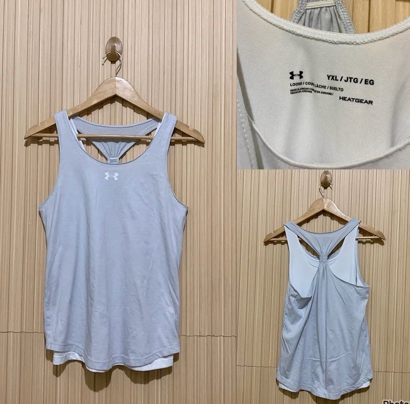 under armour double tank top (Category: Blouses) located in Koronadal. Submitted by gstyledforless (Listing ID 1467509289, Image 1). Description: .