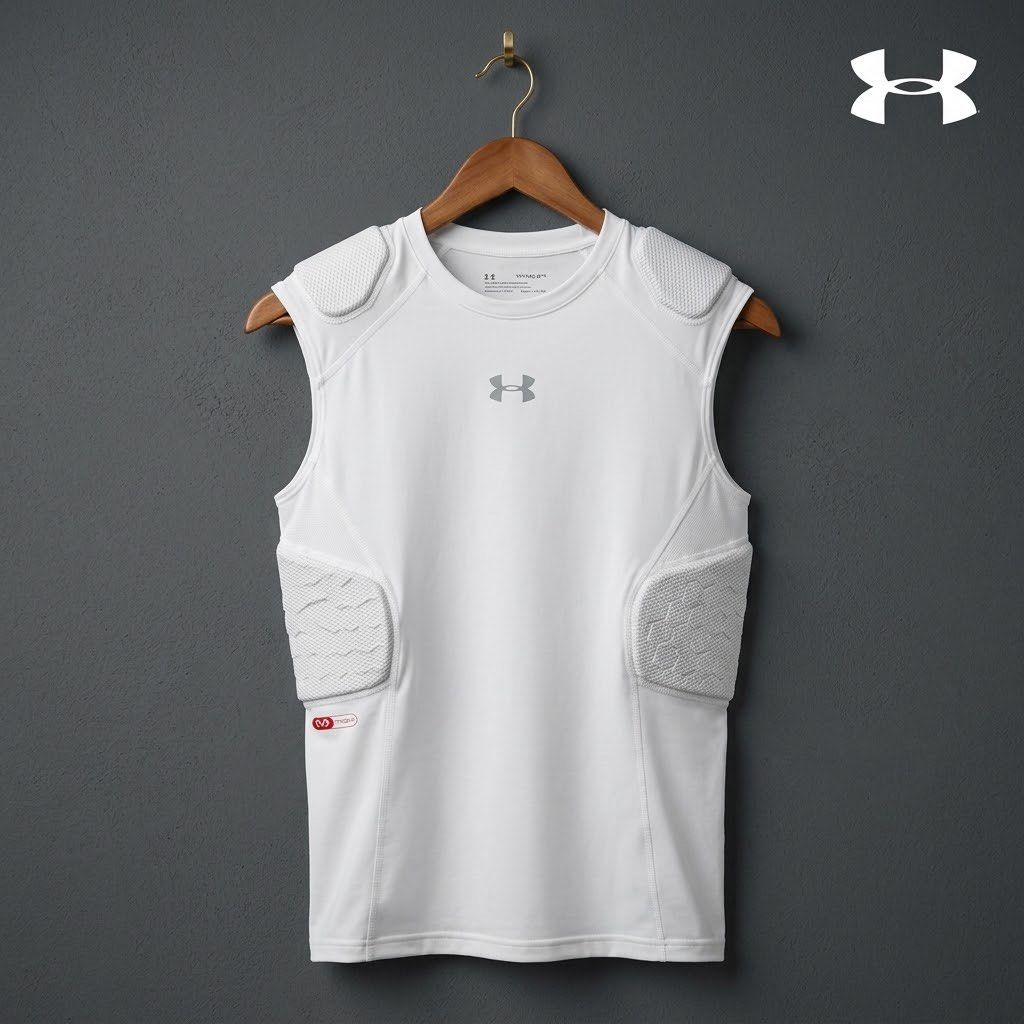 Under Armour Game day white padded shirt (Category: Tshirts & Polo Shirts ) located in Pagadian. Submitted by xarlesscute (Listing ID 1467544606, Image 1). Description: .