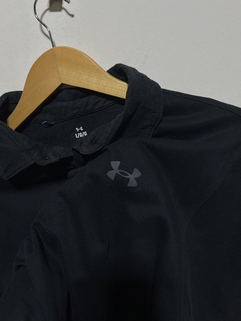 UNDER ARMOUR POLO SHIRT (Category: Tshirts & Polo Shirts ) located in Compostela. Submitted by kimoykimoy (Listing ID 1467458485, Image 3). Description: 🔘ÜNDËR ÄRMÖÜR POLO SHIRT FOR MEN🔘 Large on tag fit to Xlarge Dimension: 23x29 Color rate & Condition: 9.8/10 Issue: None *Cotton Fabrics, Rubberized logo Authentic/Legit Location: Compostela, Davao de Oro, Mindanao Disclaimer: Not affiliated with any of the brands or company posted, and this po