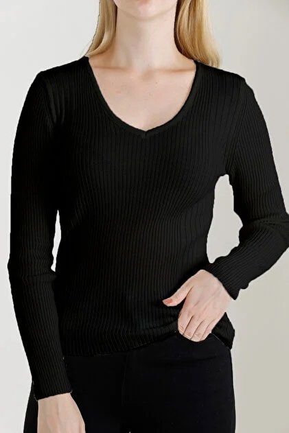 UNIQLO • Basic V Longsleeves Top (Category: Longsleeves) located in Santa Rosa. Submitted by 07mkl (Listing ID 1467414492, Image 1). Description: UNIQLO • Basic V Longsleeves Top • Condition: 8/10 • Size: med-large • Flaws: none • Color: Black ₱150✨.