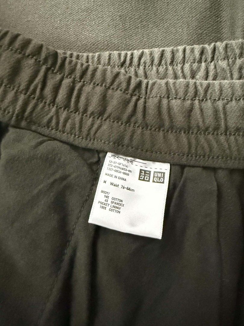 Uniqlo Easy Cargo Pants (Category: Jeans) located in Caloocan City. Submitted by collectorschoice_ (Listing ID 1467538009, Image 3). Description: Product Description: 📏Waist: 15, 📏Lenght: 37, 📏Leg Opening: 7.5 📌Color rate: 9.5/10 📌Condition: 9.5/10 📌Issue: ❌❌❌ 📌Last price: 850 Free shipping thru Jnt 📍All items are personal, washed and ready to wear.